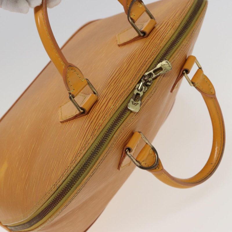 Louis Vuitton Epi Alma Hand Bag Yellow M52149  78895 - Image 6