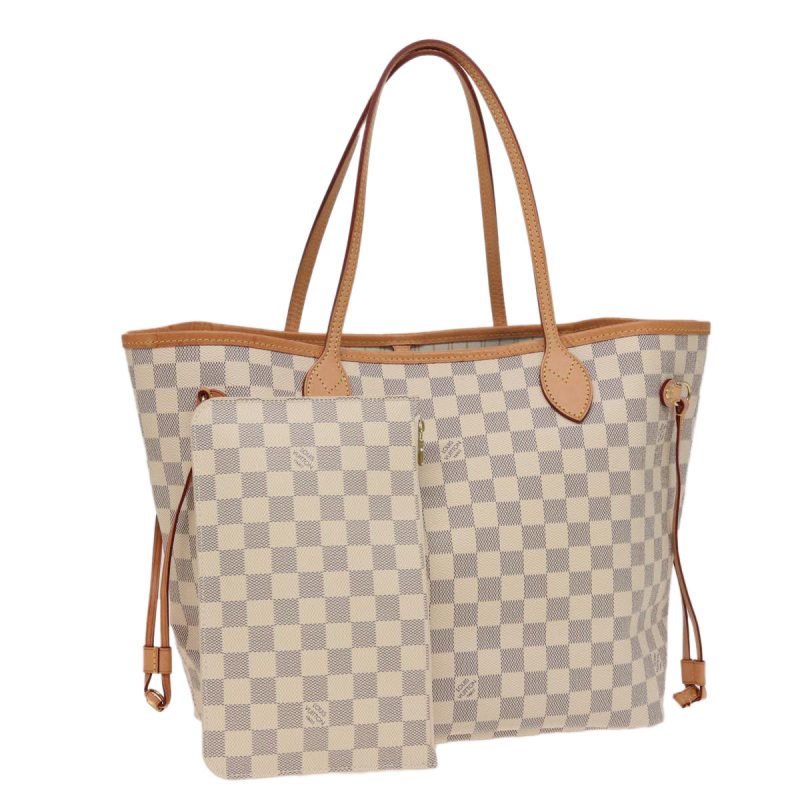 Louis Vuitton Damier Azur Neverfull MM Tote Bag N41605  78990A