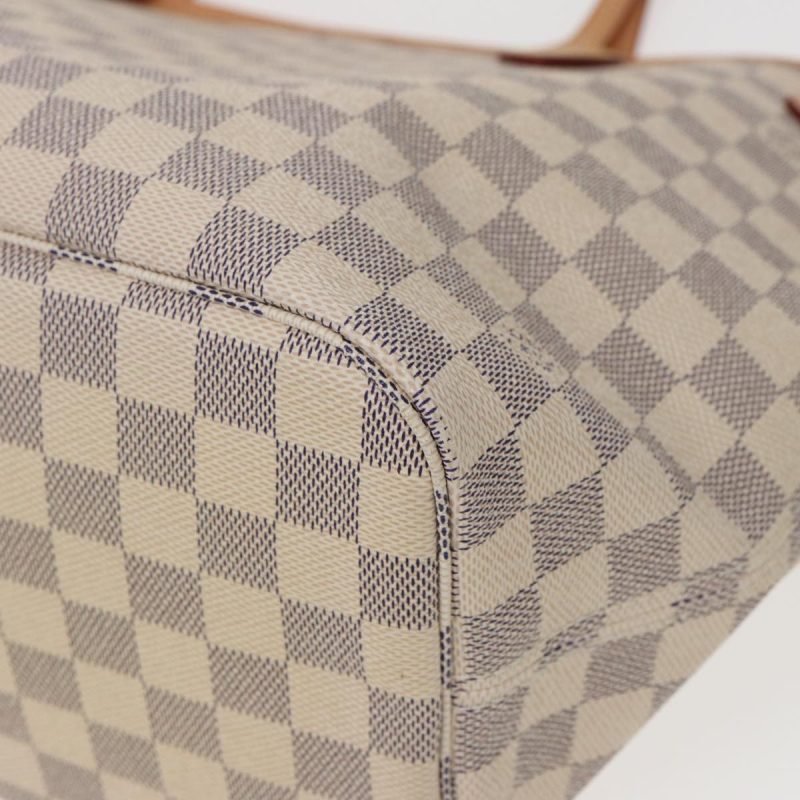 Louis Vuitton Damier Azur Neverfull MM Tote Bag N41605  78990A - Image 8