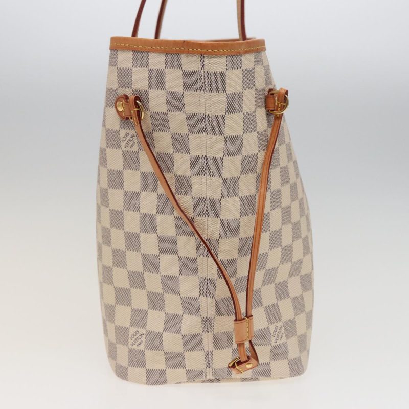 Louis Vuitton Damier Azur Neverfull MM Tote Bag N41605  78990A - Image 3