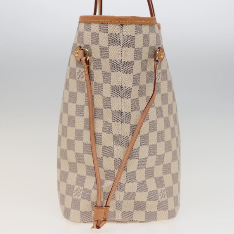 Louis Vuitton Damier Azur Neverfull MM Tote Bag N41605  78990A - Image 4
