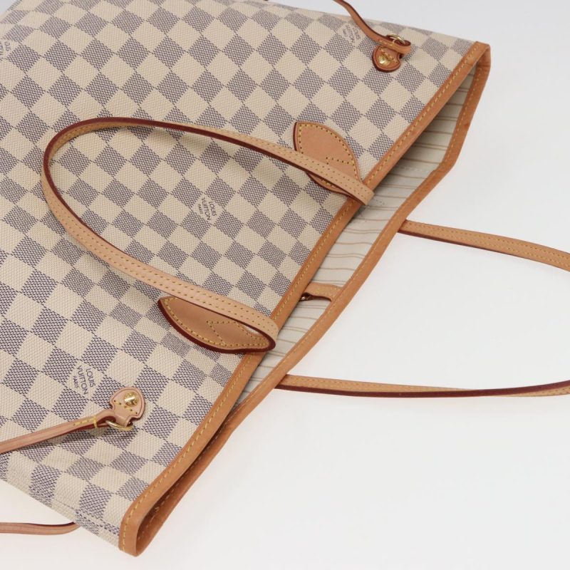 Louis Vuitton Damier Azur Neverfull MM Tote Bag N41605  78990A - Image 6