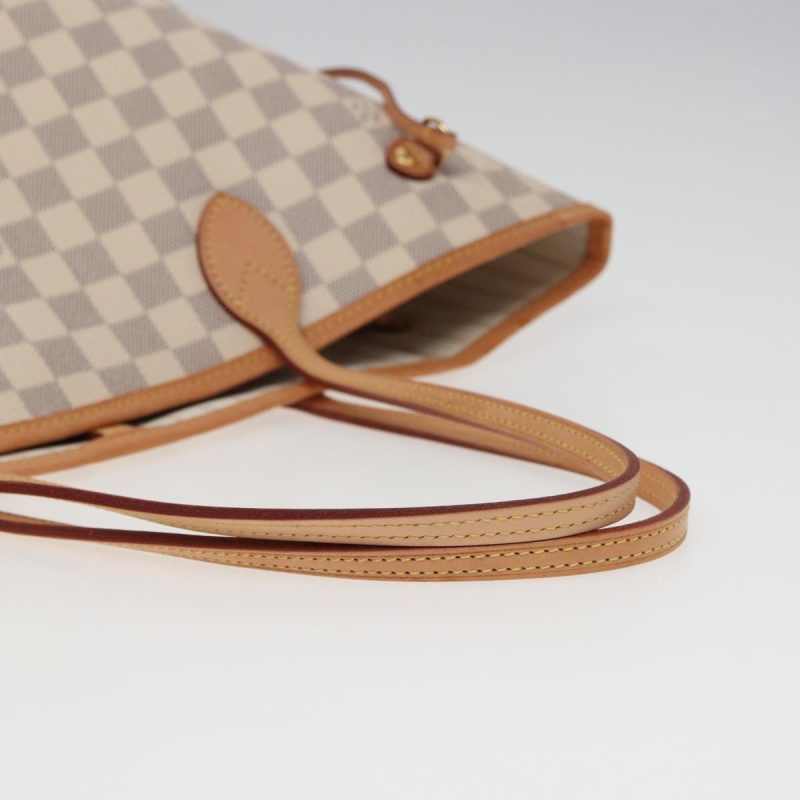 Louis Vuitton Damier Azur Neverfull MM Tote Bag N41605  78990A - Image 7