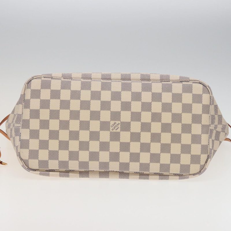 Louis Vuitton Damier Azur Neverfull MM Tote Bag N41605  78990A - Image 5