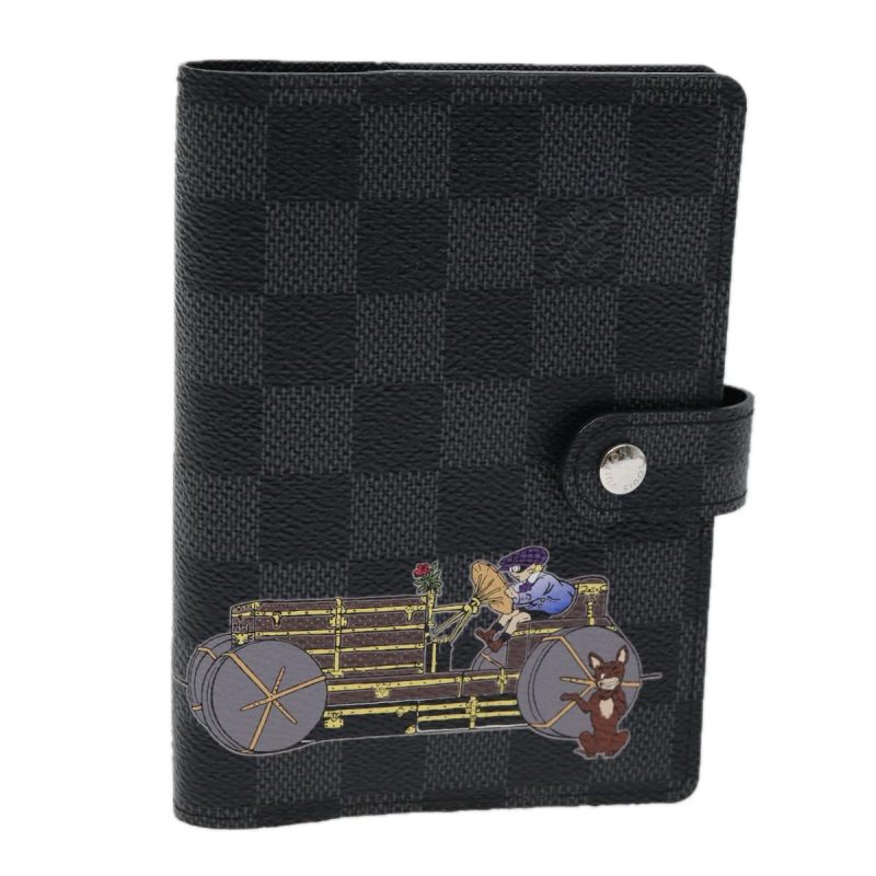 Louis Vuitton Damier Graphite Agenda PM Day Planner Cover R21130  79024