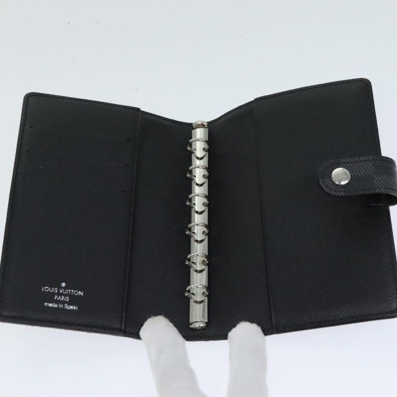 Louis Vuitton Damier Graphite Agenda PM Day Planner Cover R21130  79024 - Image 8