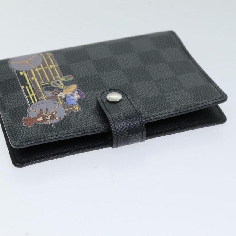 Louis Vuitton Damier Graphite Agenda PM Day Planner Cover R21130  79024 - Image 5