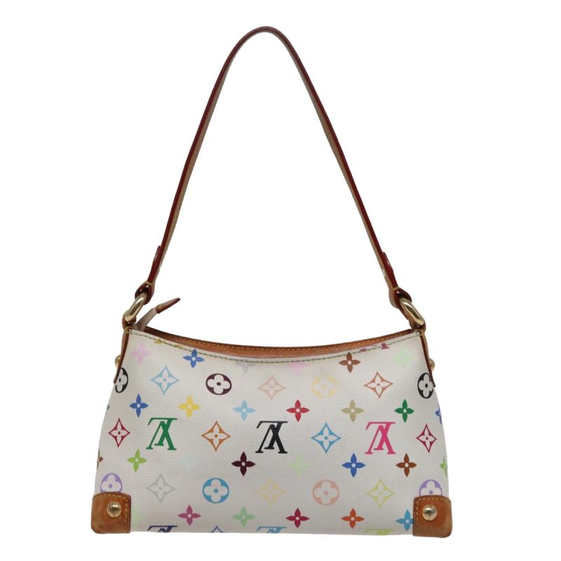 Louis Vuitton Monogram Multicolor Eliza Shoulder Bag White M40098  79025 - Image 2