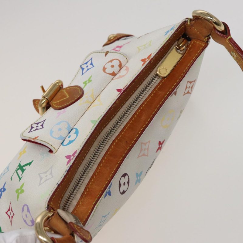 Louis Vuitton Monogram Multicolor Eliza Shoulder Bag White M40098  79025 - Image 6