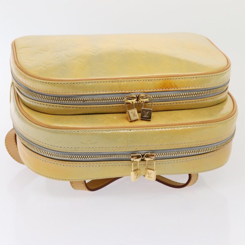Louis Vuitton Monogram Vernis Marley Backpack Gris M91038  79026 - Image 6