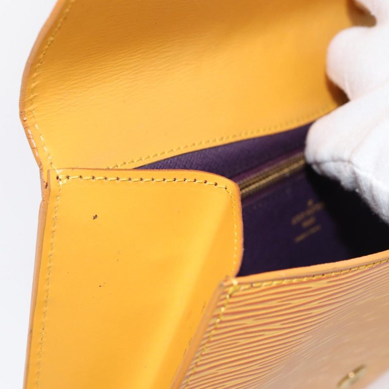 Louis Vuitton Epi Art Deco Clutch Bag Yellow M52639  79028 - Image 9