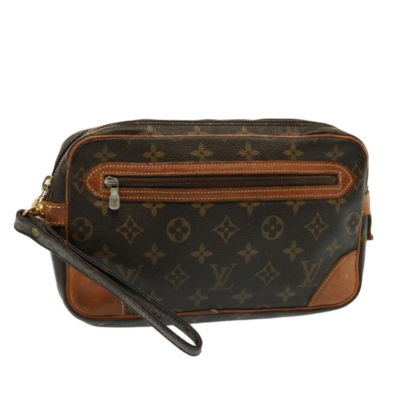 Louis Vuitton Monogram Marly Dragonne GM Clutch Bag M51825  79033