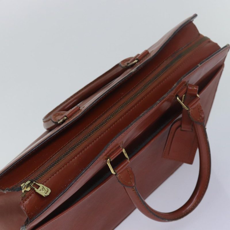 Louis Vuitton Epi Riviera Hand Bag Brown M48183  79047 - Image 6