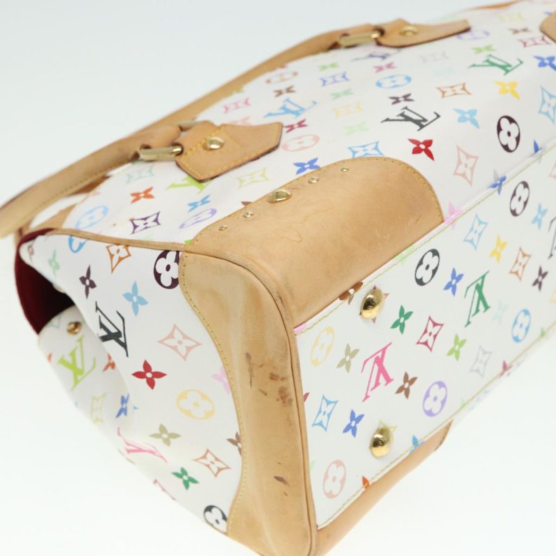 Louis Vuitton Monogram Multicolor Beverly GM Hand Bag White M40201 Auth 79053 - Image 10
