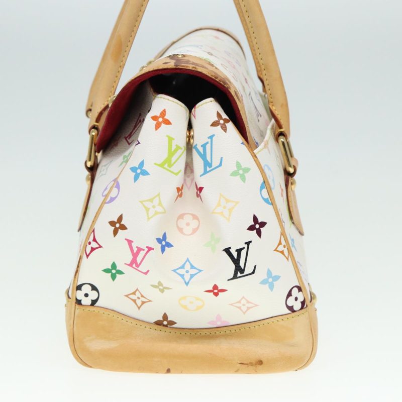 Louis Vuitton Monogram Multicolor Beverly GM Hand Bag White M40201 Auth 79053 - Image 4