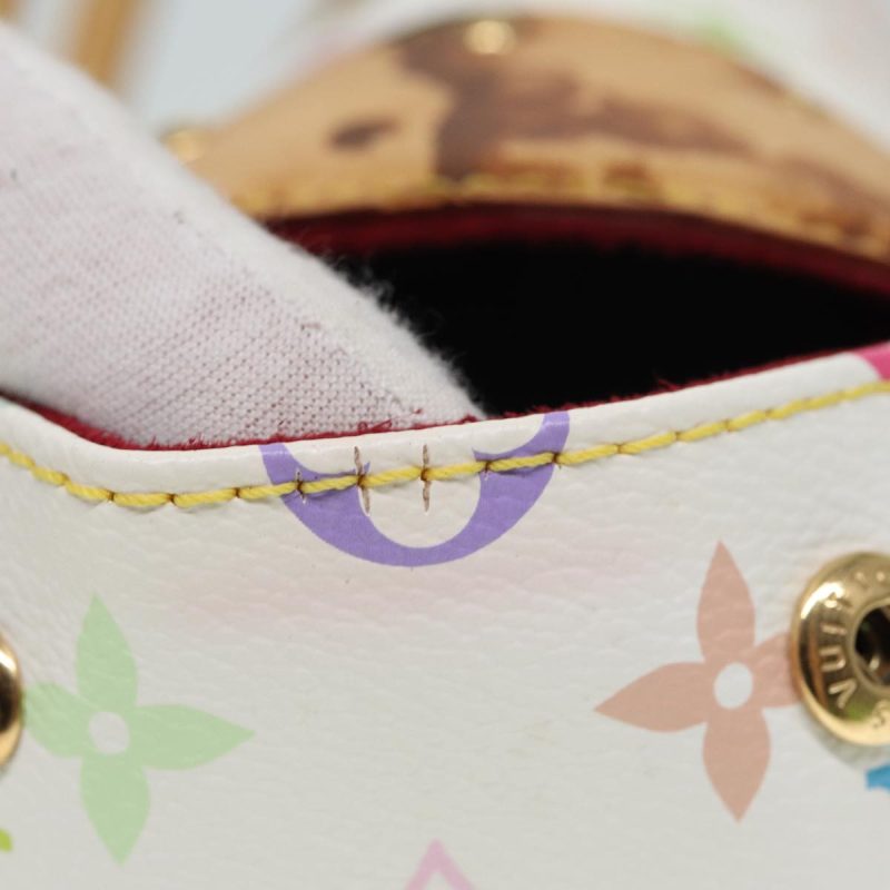 Louis Vuitton Monogram Multicolor Beverly GM Hand Bag White M40201 Auth 79053 - Image 5