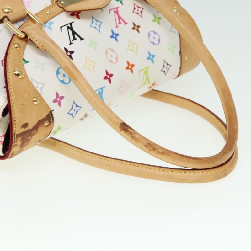 Louis Vuitton Monogram Multicolor Beverly GM Hand Bag White M40201 Auth 79053 - Image 8