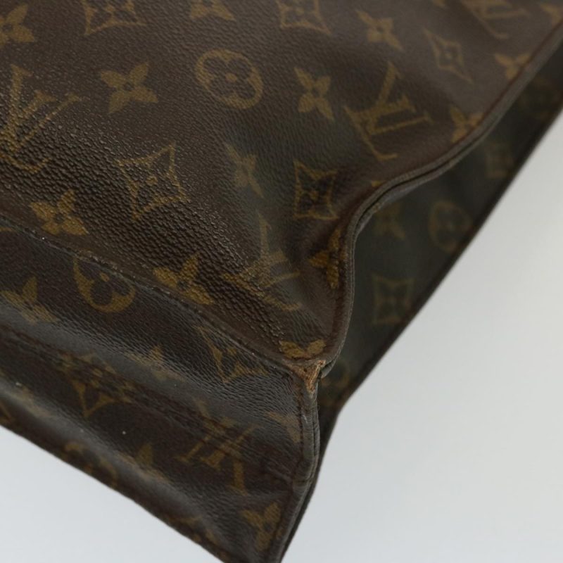 Louis Vuitton Monogram Sac Plat Hand Bag M51140  79082 - Image 10