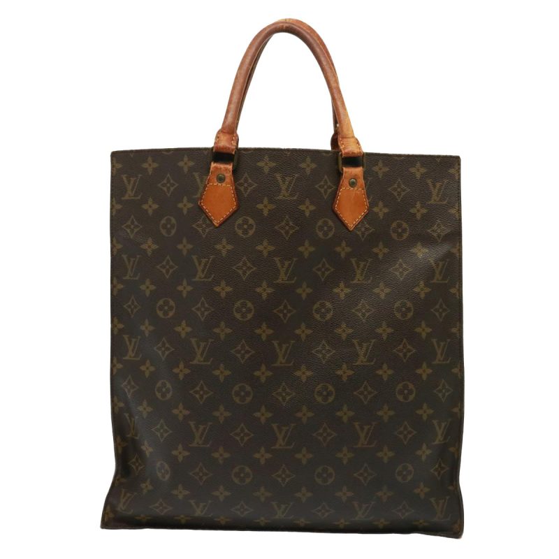 Louis Vuitton Monogram Sac Plat Hand Bag M51140  79082 - Image 2