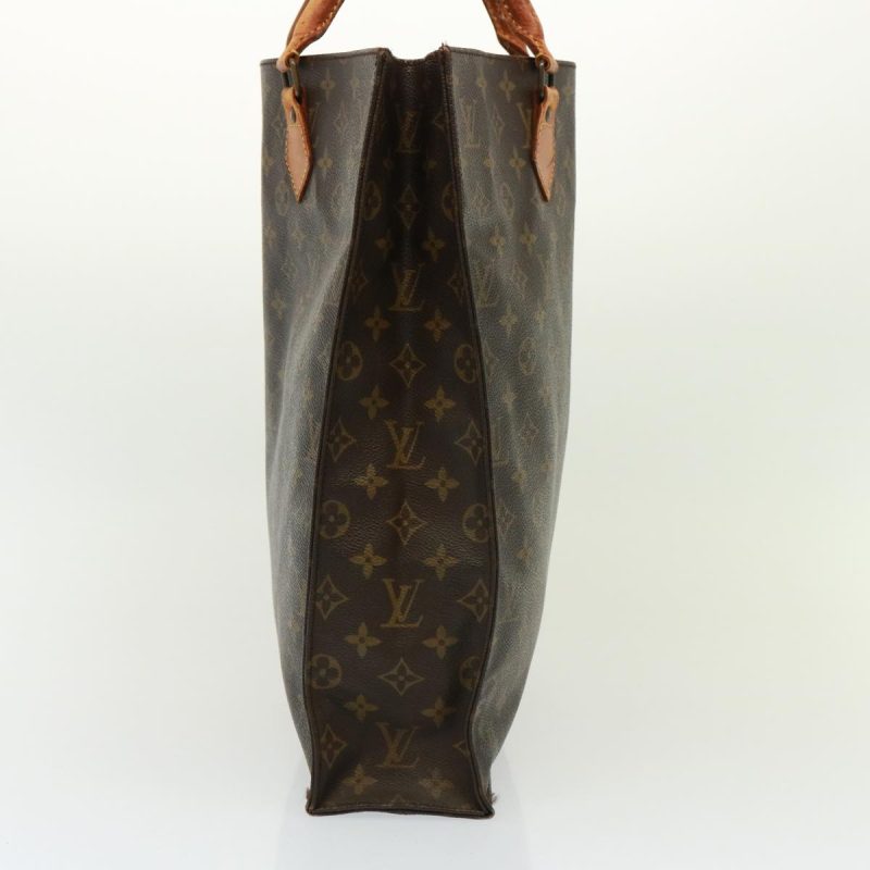 Louis Vuitton Monogram Sac Plat Hand Bag M51140  79082 - Image 4