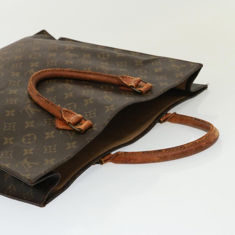 Louis Vuitton Monogram Sac Plat Hand Bag M51140  79082 - Image 6