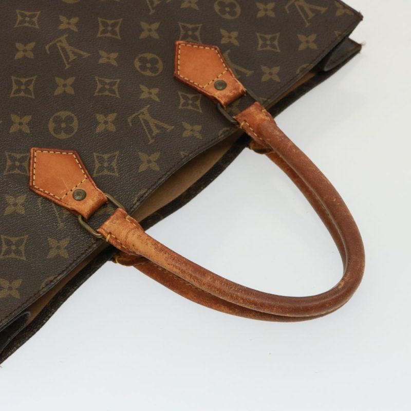 Louis Vuitton Monogram Sac Plat Hand Bag M51140  79082 - Image 7