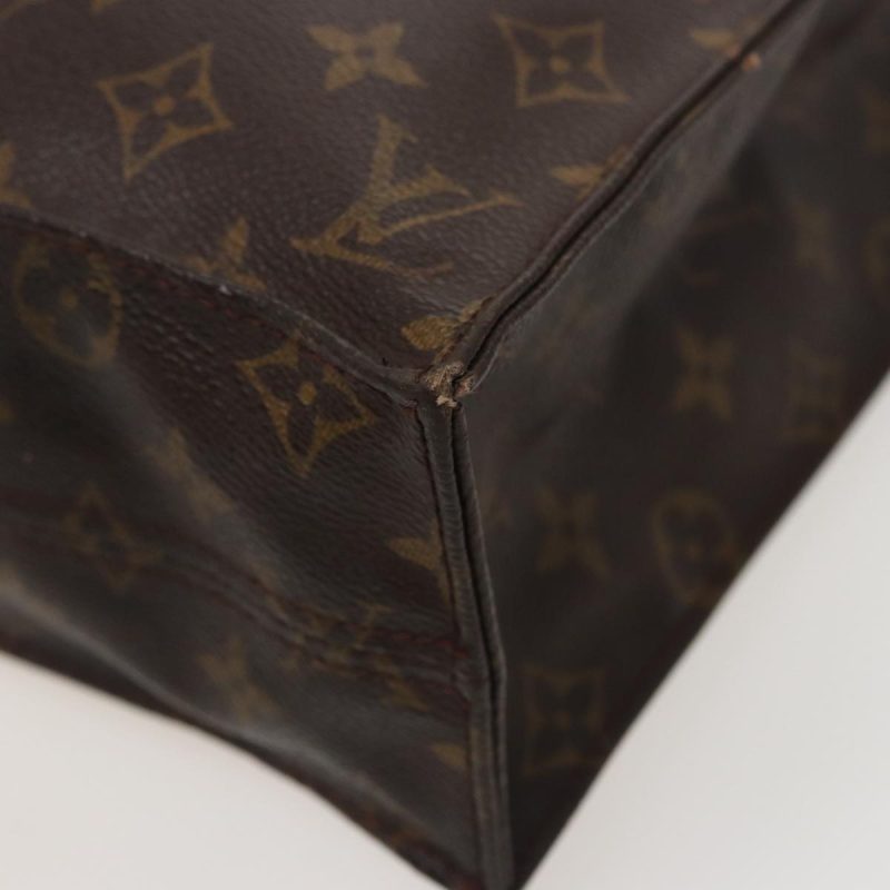 Louis Vuitton Monogram Sac Plat Hand Bag M51140  79083 - Image 9