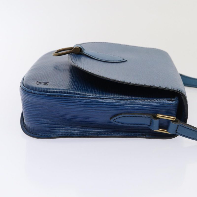 Louis Vuitton Epi Saint Cloud GM Shoulder Bag Toledo Blue M52195  79085 - Image 4