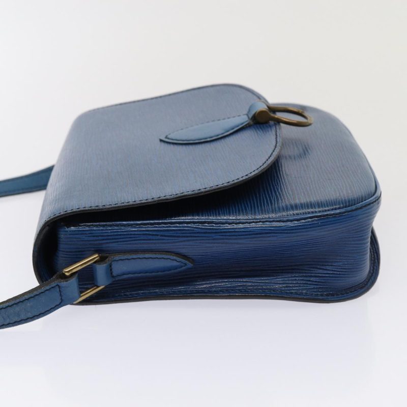 Louis Vuitton Epi Saint Cloud GM Shoulder Bag Toledo Blue M52195  79085 - Image 5