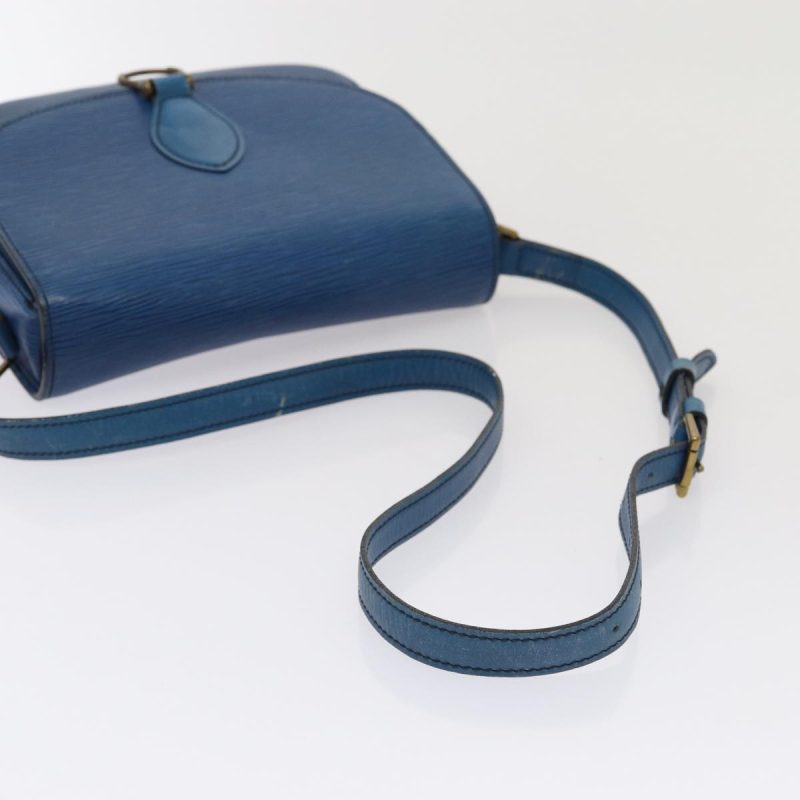 Louis Vuitton Epi Saint Cloud GM Shoulder Bag Toledo Blue M52195  79085 - Image 7