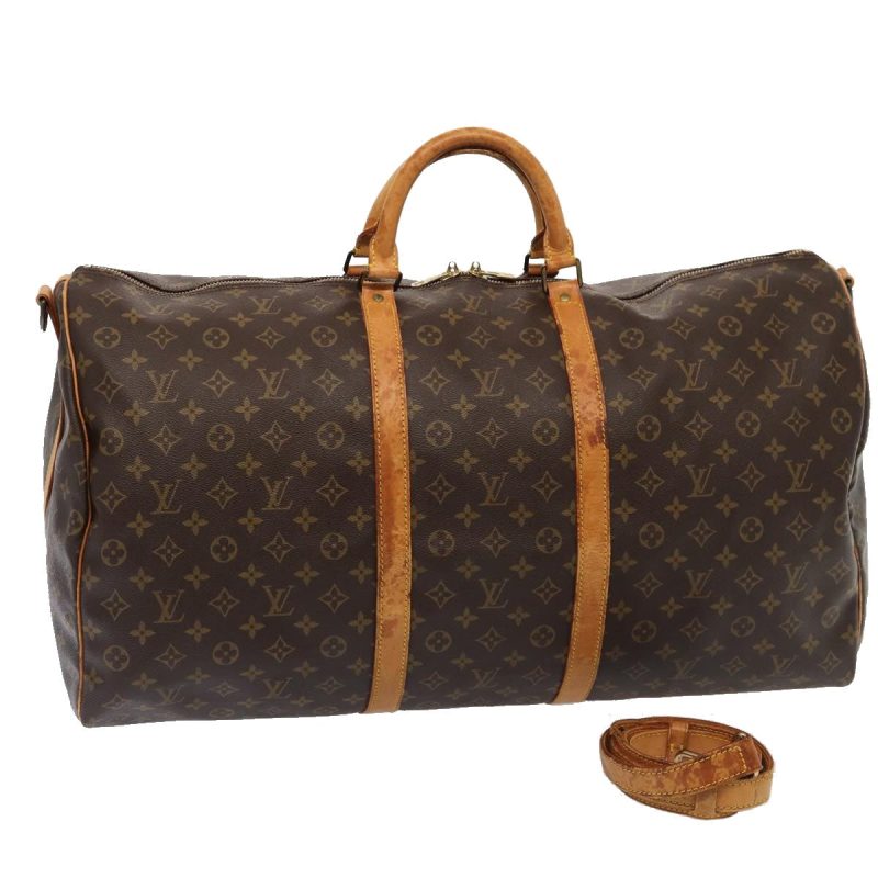 Louis Vuitton Monogram Keepall Bandouliere 60 Boston Bag M41412  79096