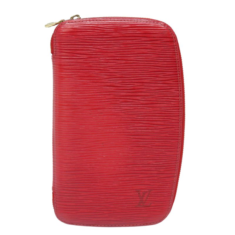 Louis Vuitton Epi Agenda Geode Wallet Red M63877  79196 - Image 2