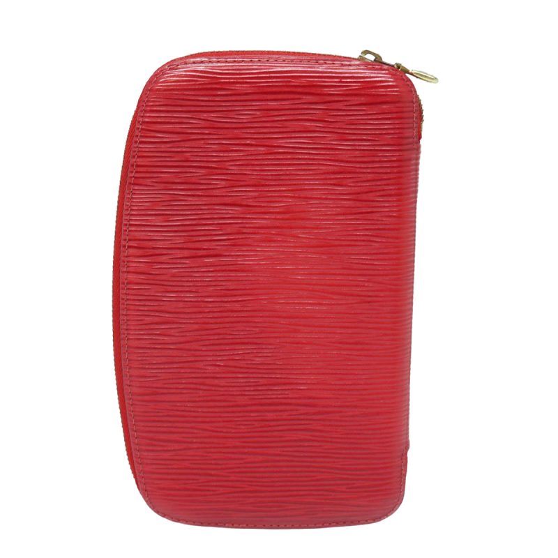 Louis Vuitton Epi Agenda Geode Wallet Red M63877  79196 - Image 3