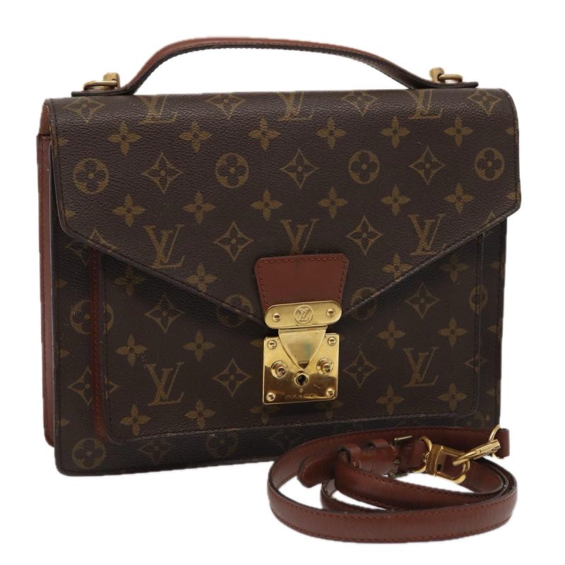 Louis Vuitton Monogram Monceau 28 Hand Bag 2way M51185  79198