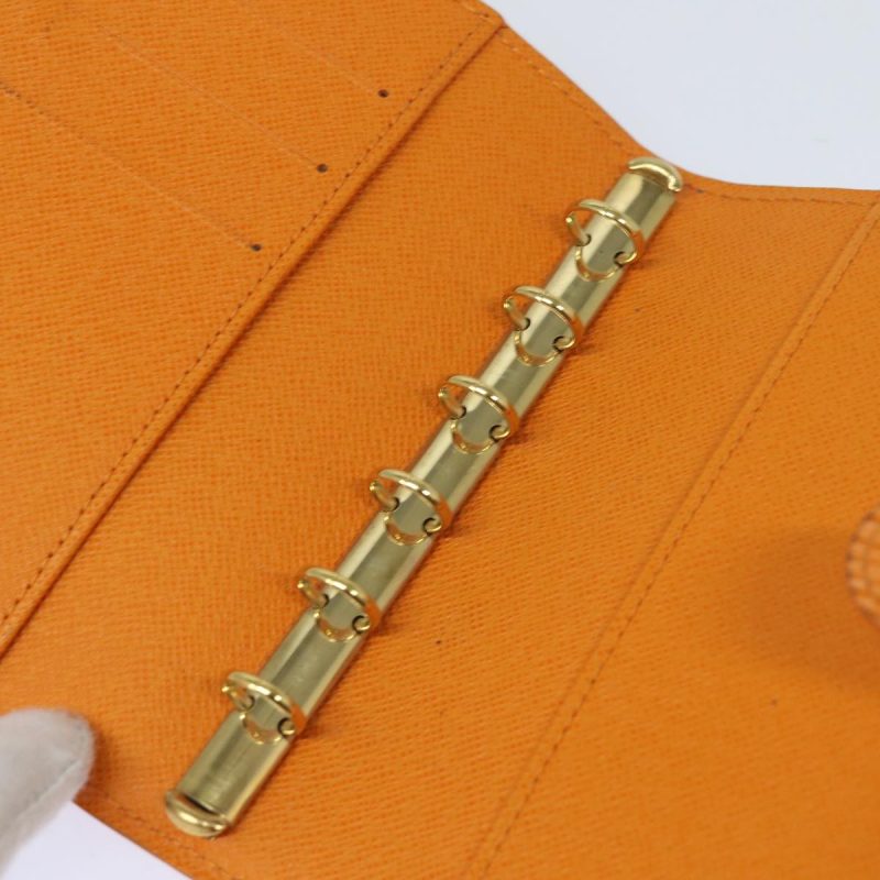 Louis Vuitton Epi Agenda PM Day Planner Cover Orange Mandarin R2005H Auth 79226 - Image 10