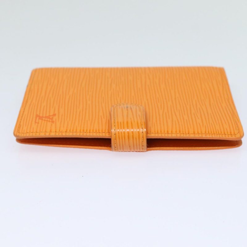 Louis Vuitton Epi Agenda PM Day Planner Cover Orange Mandarin R2005H Auth 79226 - Image 3