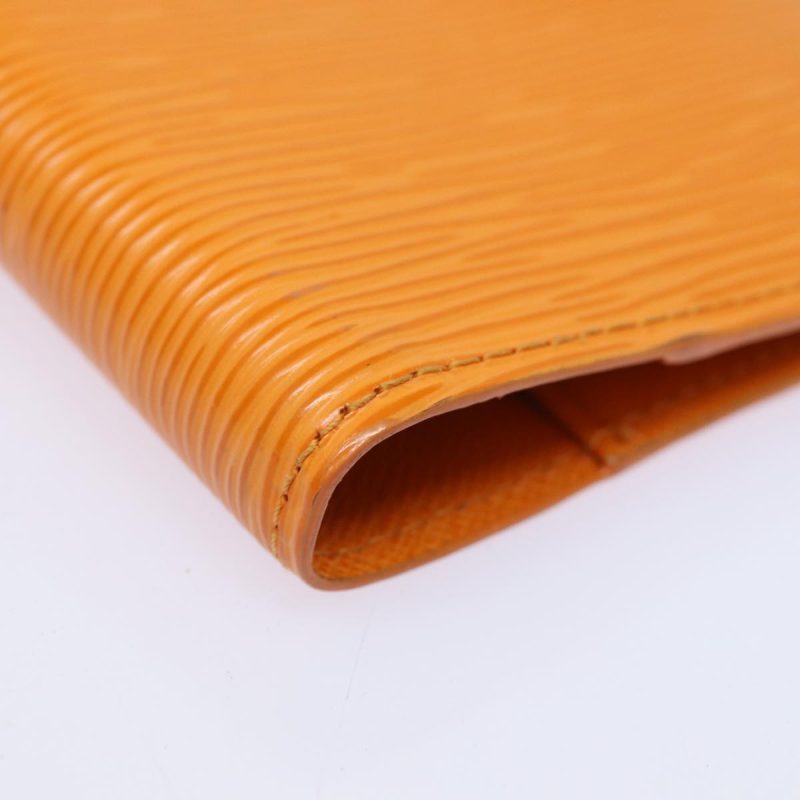 Louis Vuitton Epi Agenda PM Day Planner Cover Orange Mandarin R2005H Auth 79226 - Image 7