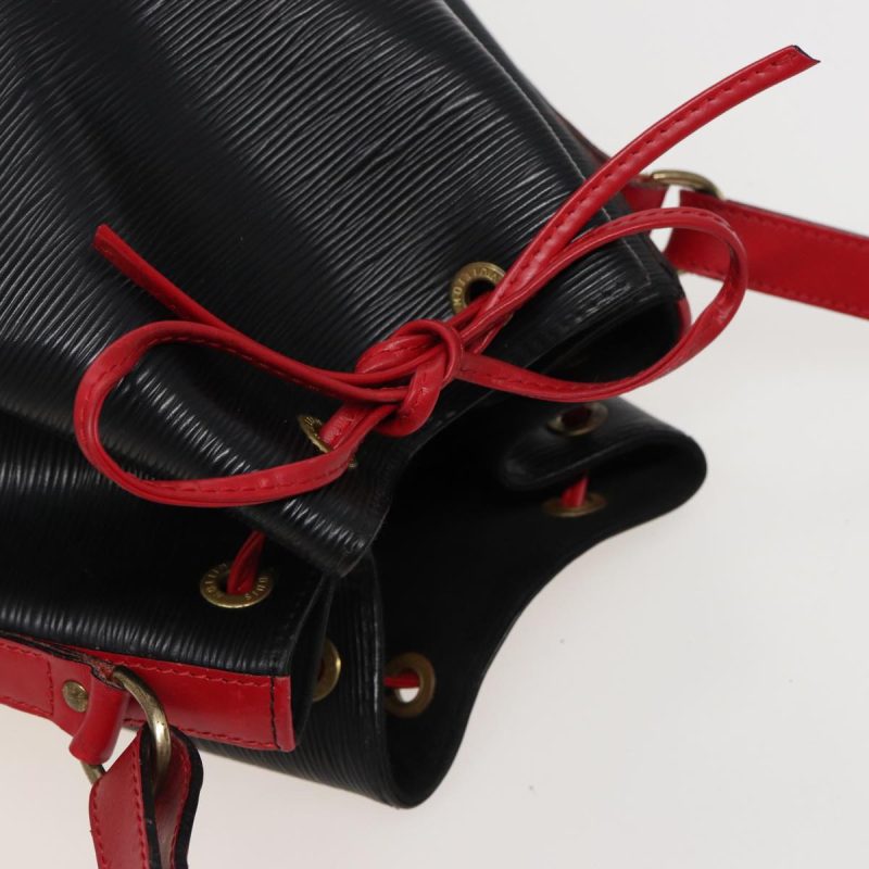 Louis Vuitton Epi Noe Shoulder Bag By color Black Red M44017  79238 - Image 7