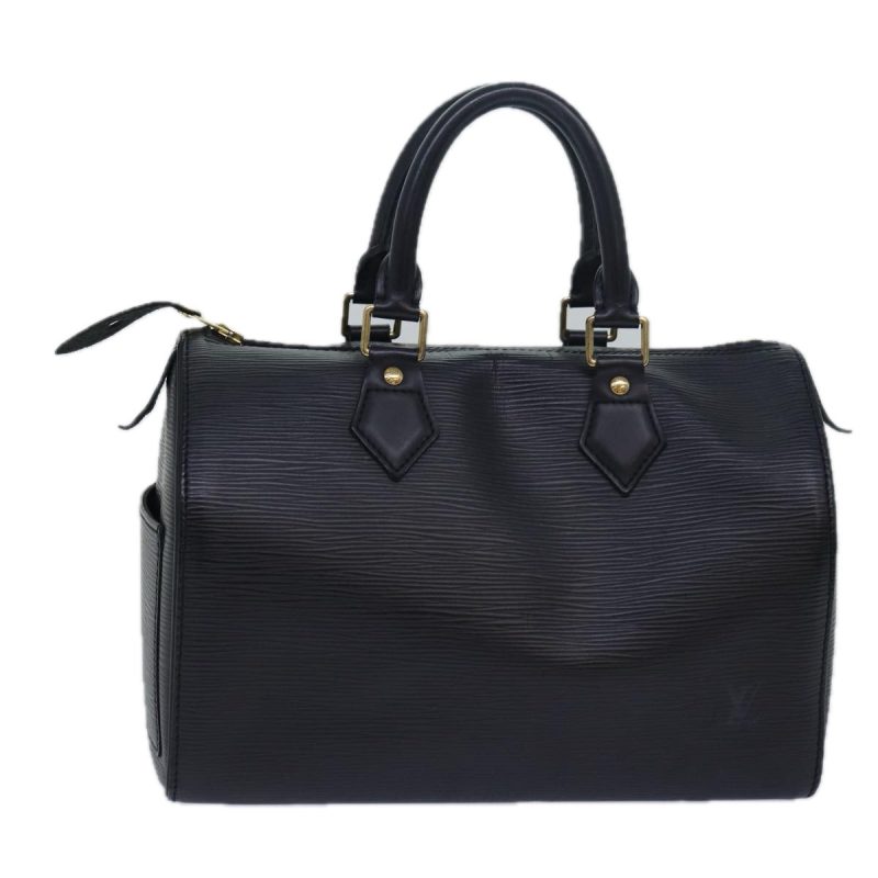 Louis Vuitton Epi Speedy 25 Hand Bag Black M43012  79251