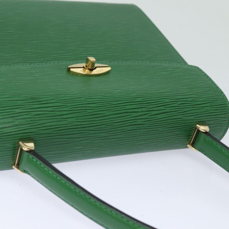 Louis Vuitton Epi Malesherbes Hand Bag Green M52374  79253 - Image 6