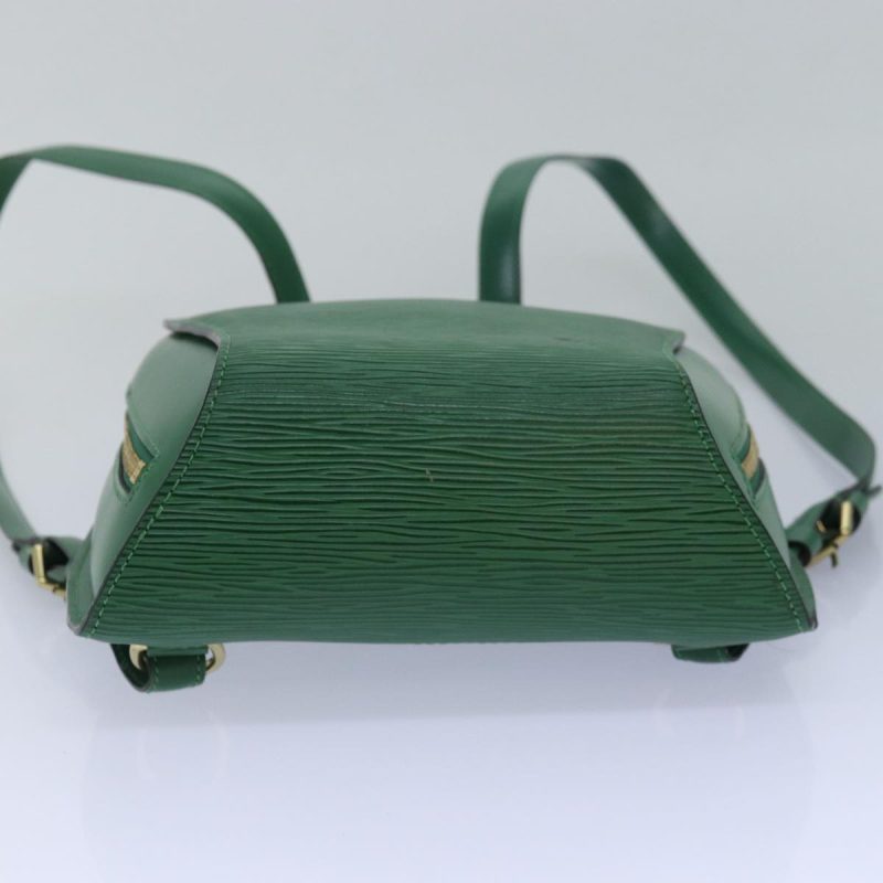 Louis Vuitton Epi Mabillon Backpack Green M52234  79254 - Image 5
