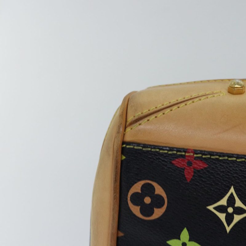 Louis Vuitton Monogram Multicolor Claudia Hand Bag Black M40194  79257 - Image 9