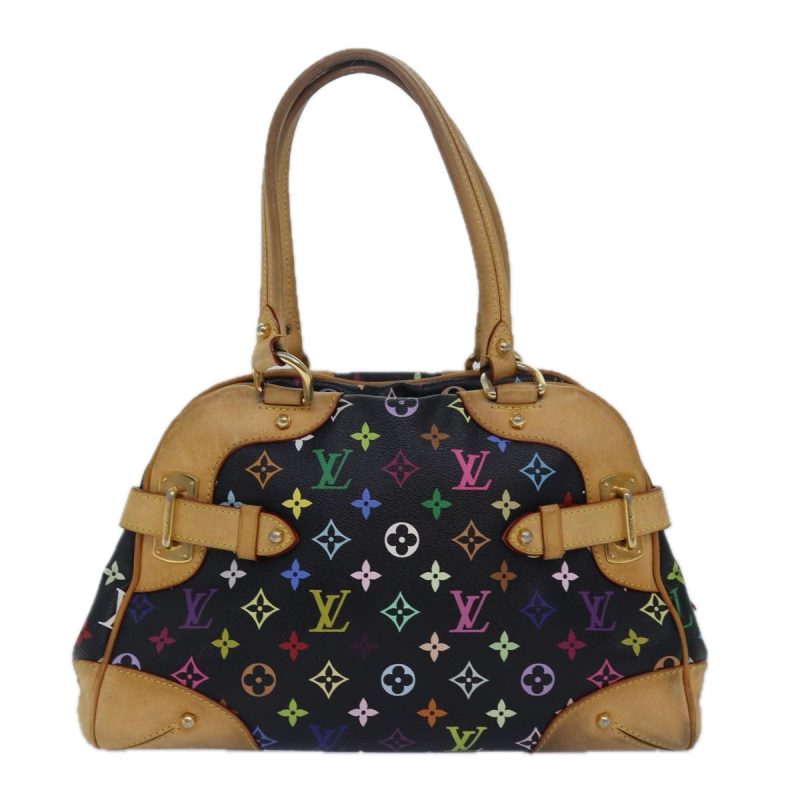 Louis Vuitton Monogram Multicolor Claudia Hand Bag Black M40194  79257 - Image 2