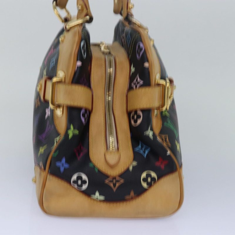 Louis Vuitton Monogram Multicolor Claudia Hand Bag Black M40194  79257 - Image 3