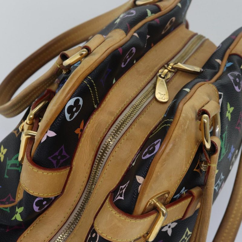 Louis Vuitton Monogram Multicolor Claudia Hand Bag Black M40194  79257 - Image 6