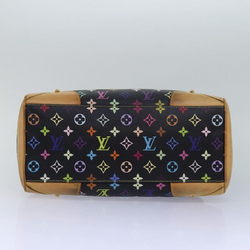 Louis Vuitton Monogram Multicolor Claudia Hand Bag Black M40194  79257 - Image 5