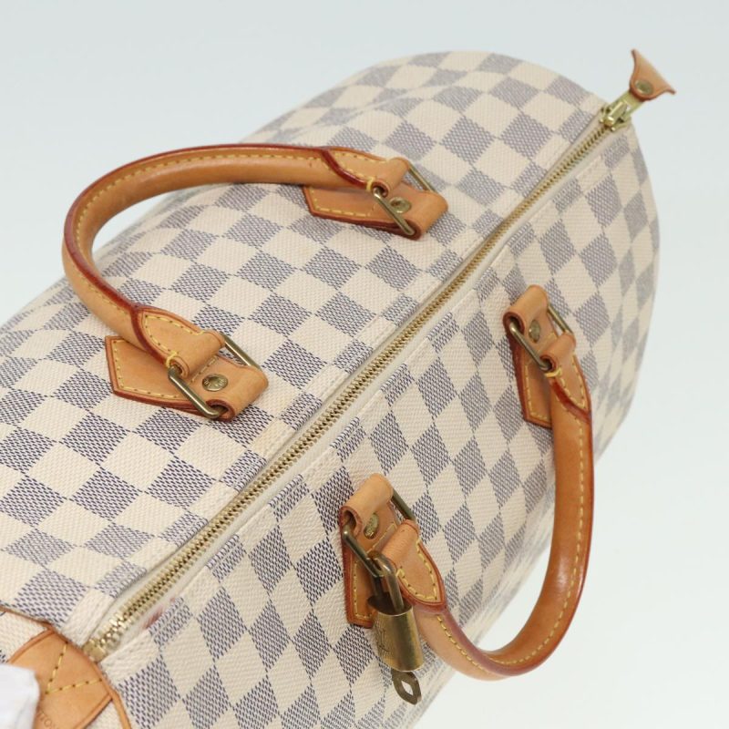 Louis Vuitton Damier Azur Speedy 35 Hand Bag N41535  79273 - Image 7