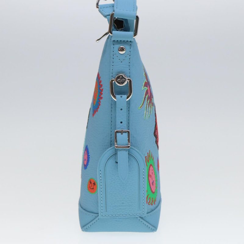 Louis Vuitton Monogram Yayoi Kusama Hobo Cruiser Bag Blue M21716  79276S - Image 3