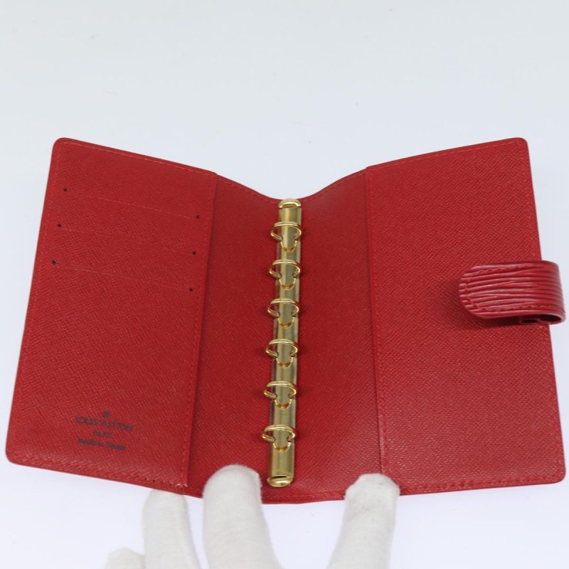 Louis Vuitton Epi Agenda PM Day Planner Cover Red R20057  79296 - Image 8