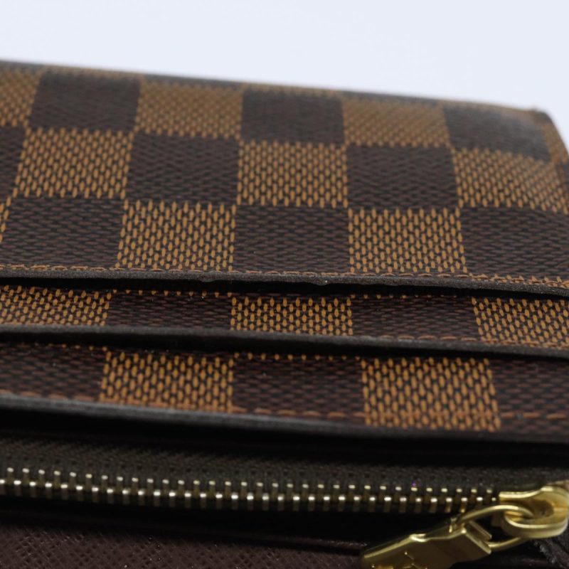 Louis Vuitton Damier Ebene Portefeuille Sarah Long Wallet N61734  79300 - Image 10